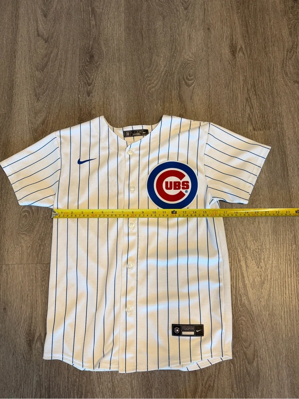 Chicago Cubs Nike Team Pinstripe Jersey Size Youth Medium